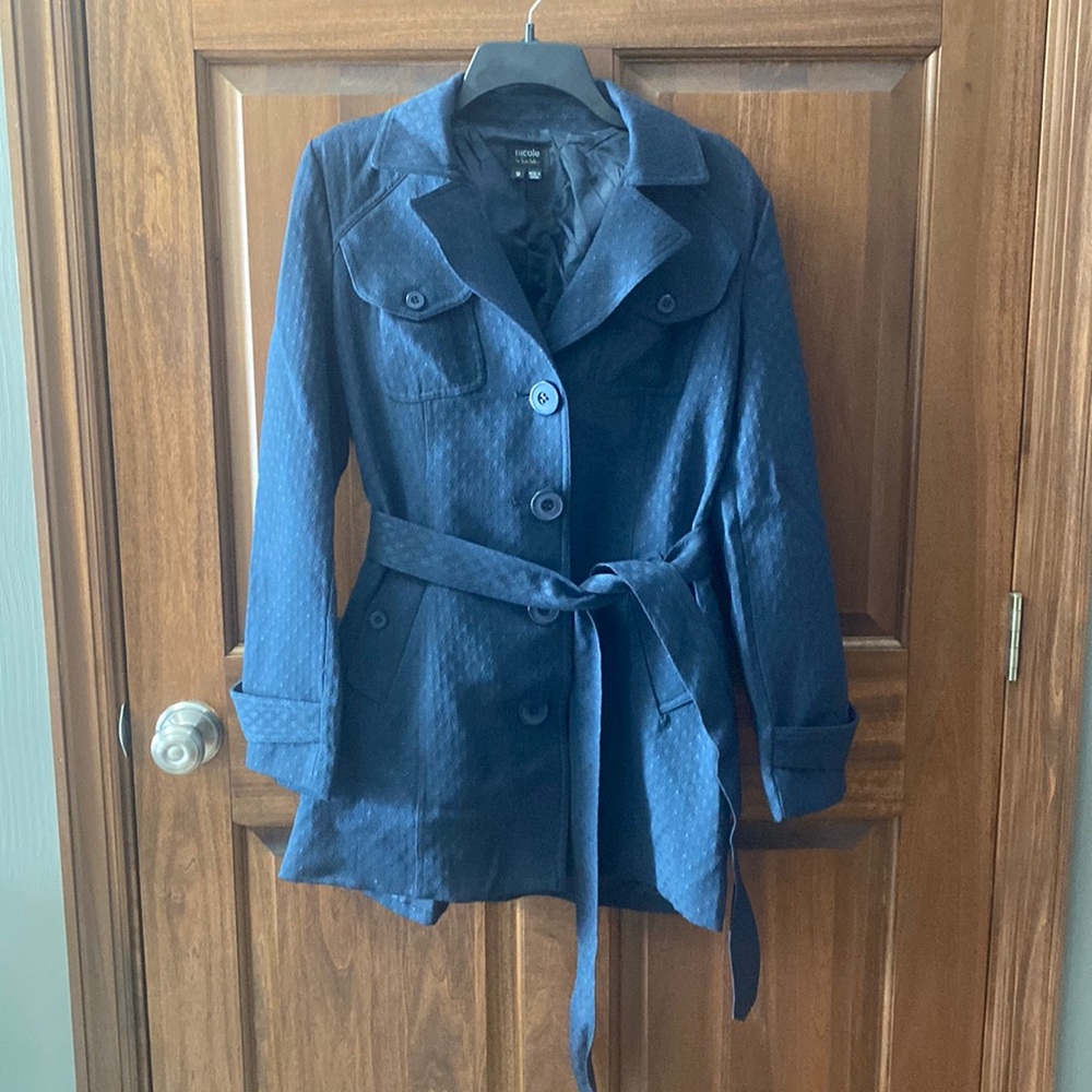 Nicole by Nicole Miller: Mid length trench coat